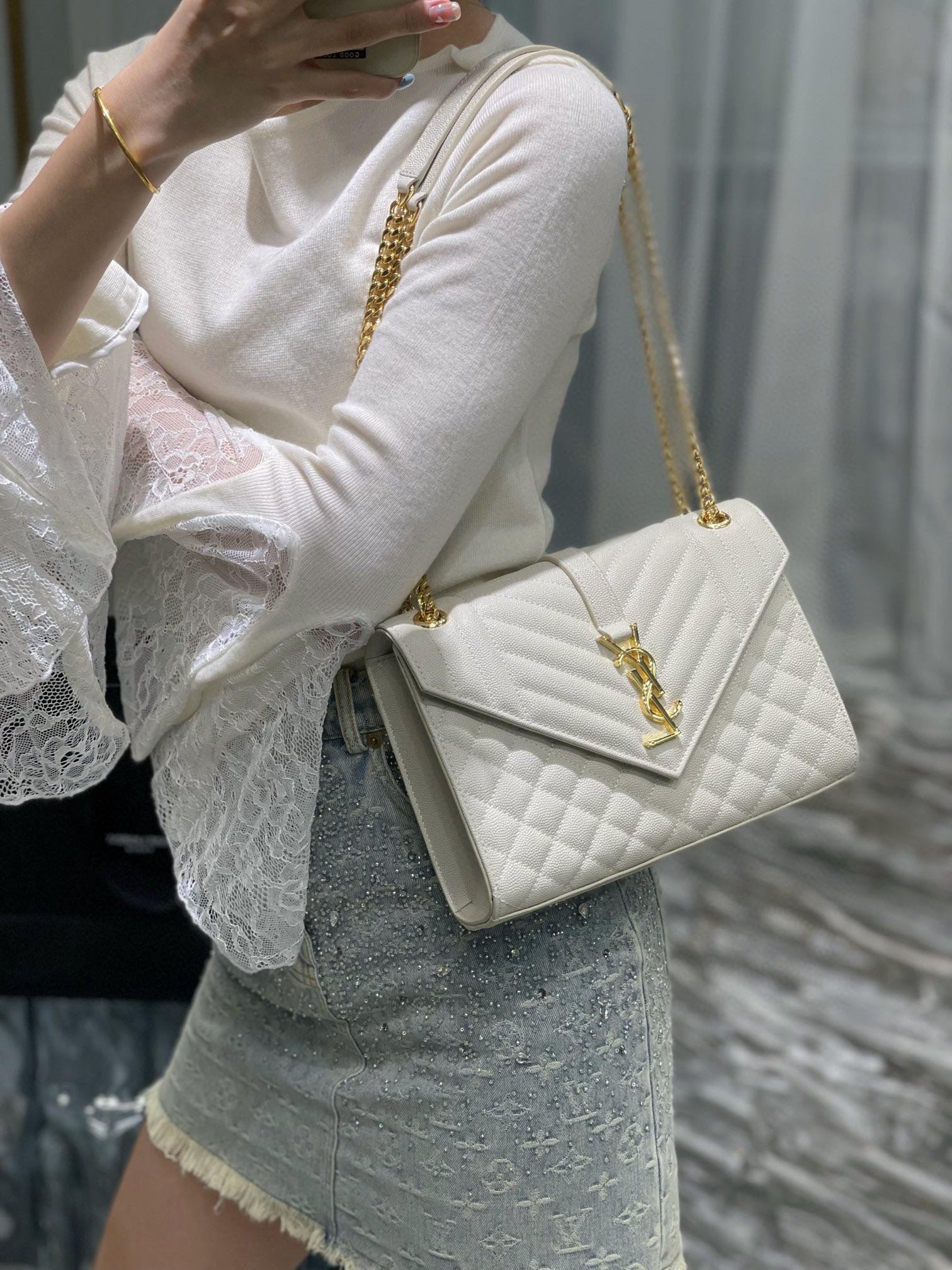 YSL Envelope Bag