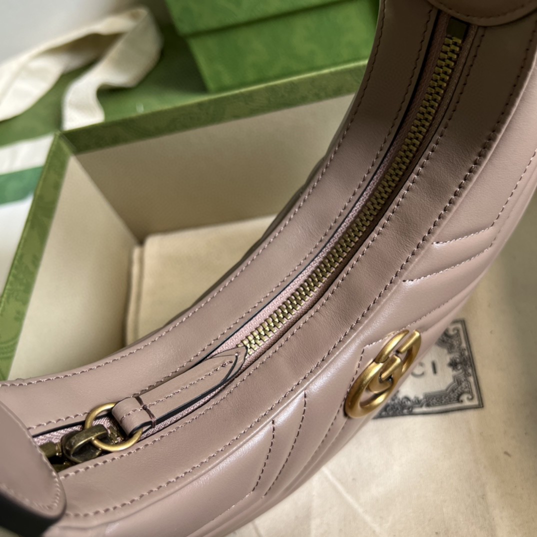 G*u*i marmont half-moon-shaped mini bag