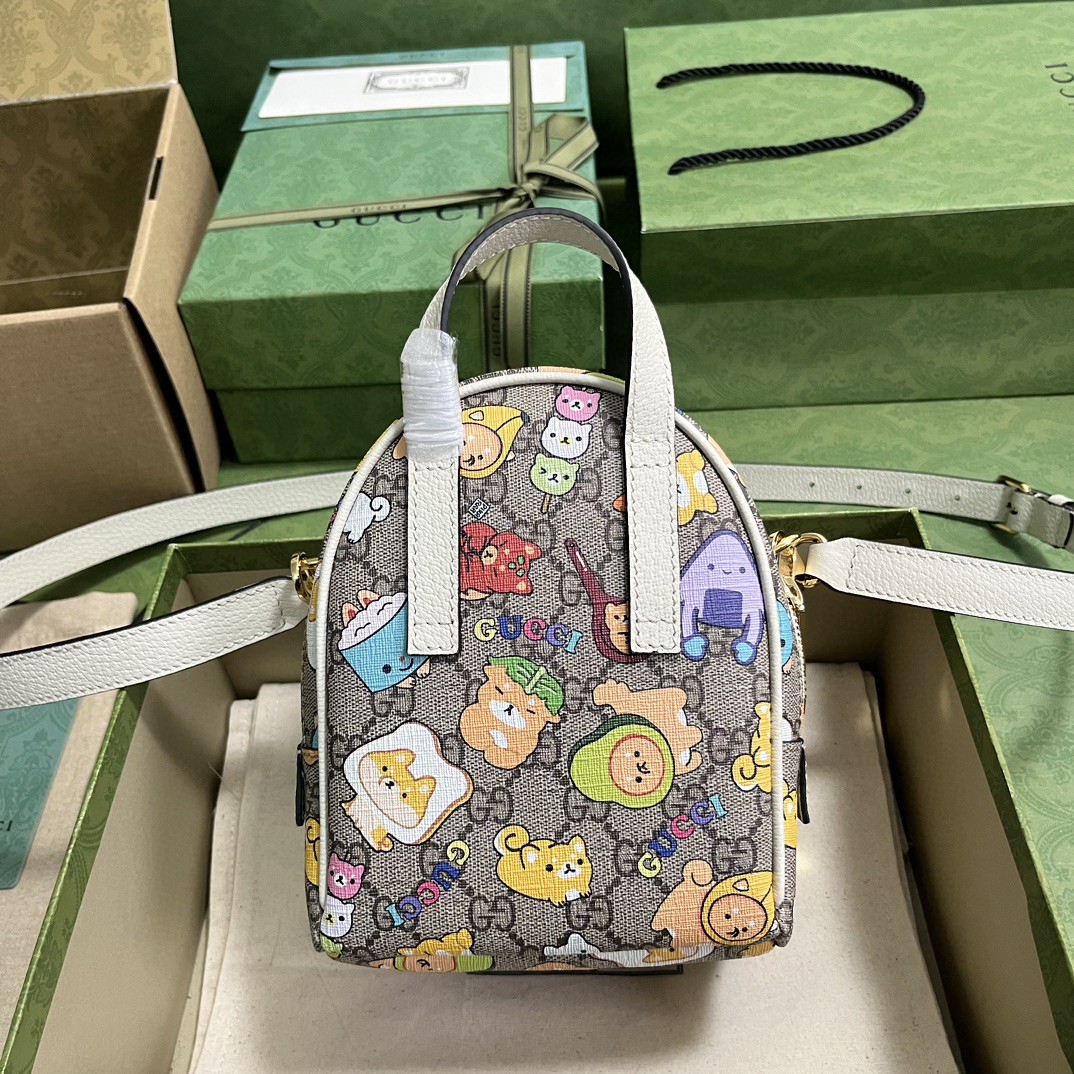 G*u*i animal print multi-function bag