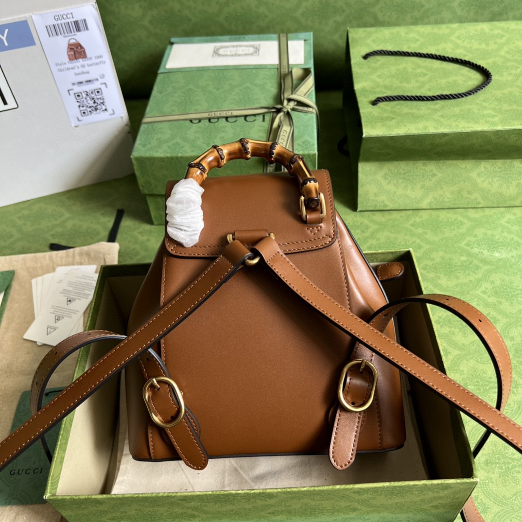 G*u*i bamboo small backpack