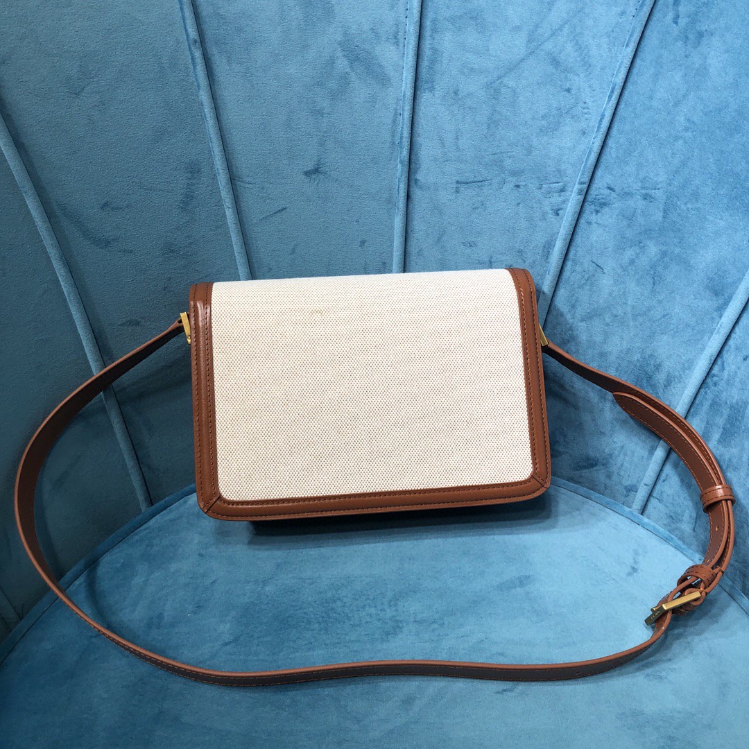y51 solferino medium satchel in canvas and box Sa1nt Lau*nt leather