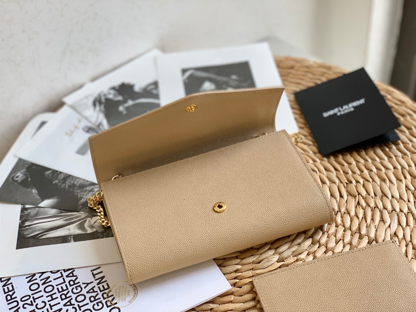 YSL uptown wallet