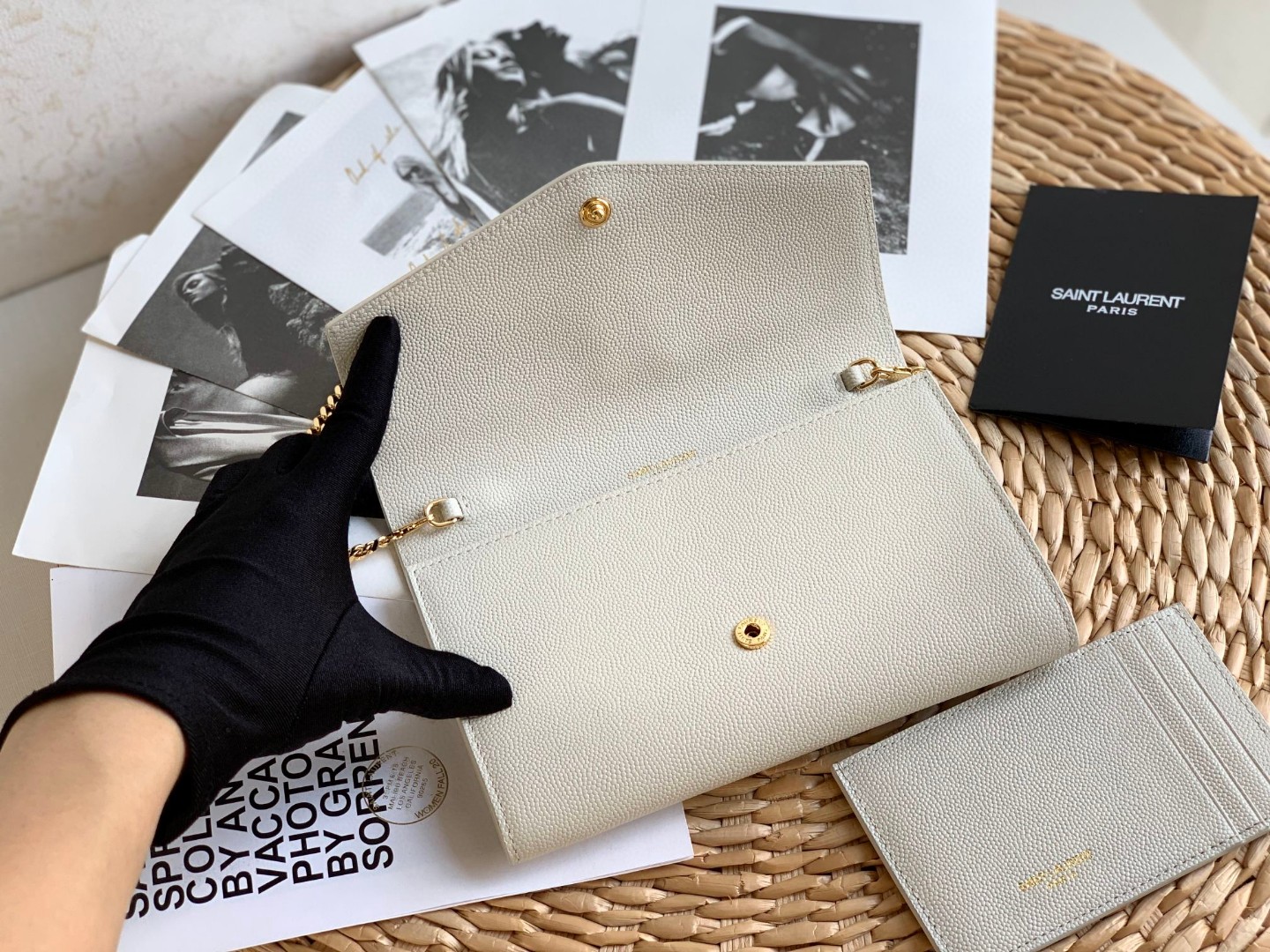 YSL uptown wallet