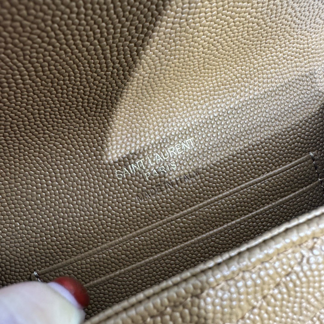 YSL CASSANDRE MATELASSÉ SMALL ENVELOPE WALLET