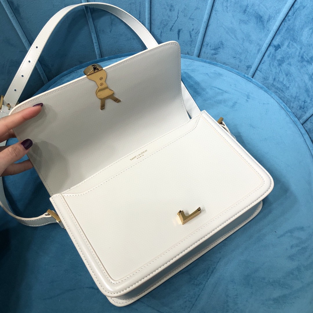 Y51 solferino medium satchel in canvas and box