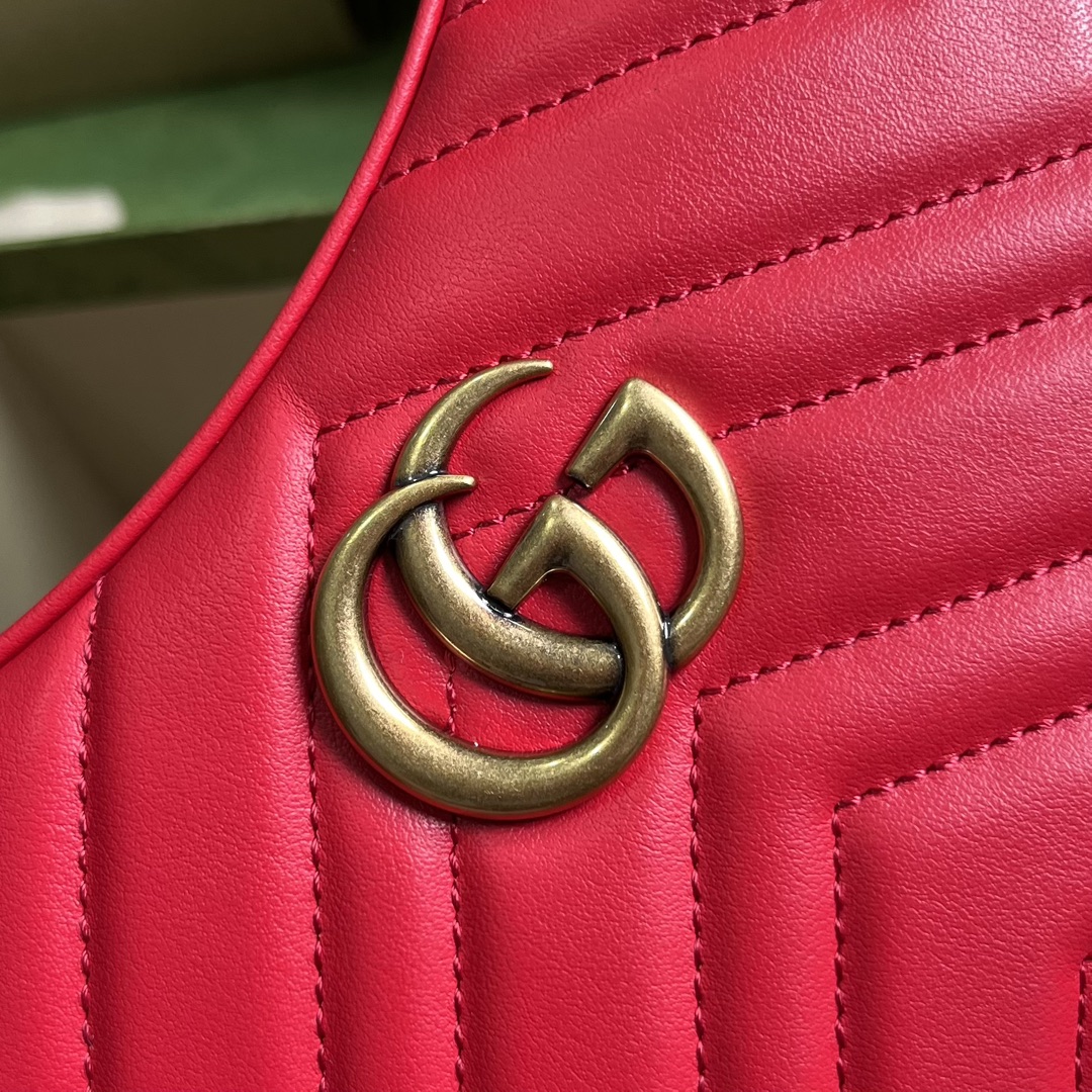 G*u*i marmont half-moon-shaped mini bag
