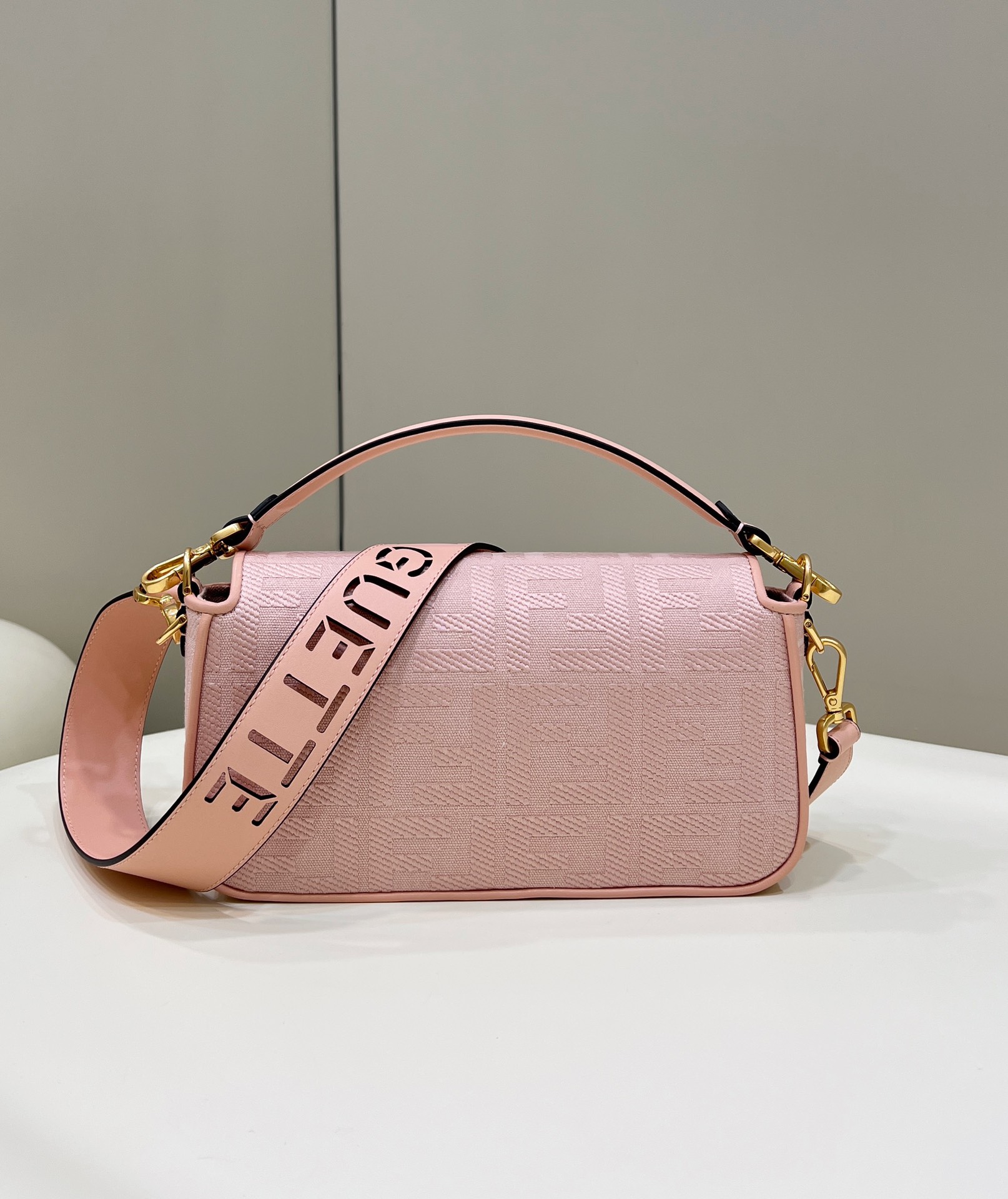F**di baguette ff canvas bag
