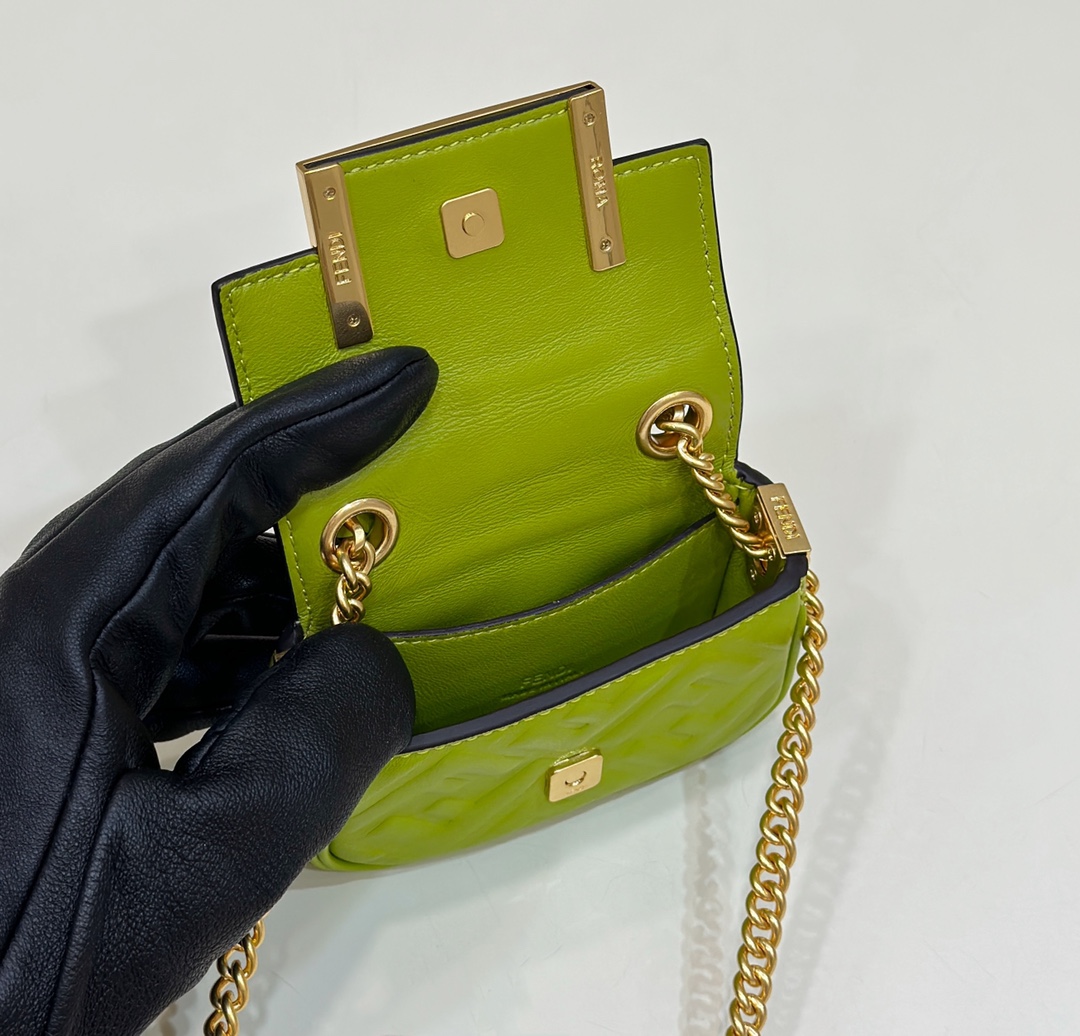 F**di nano  baguette mini bag
