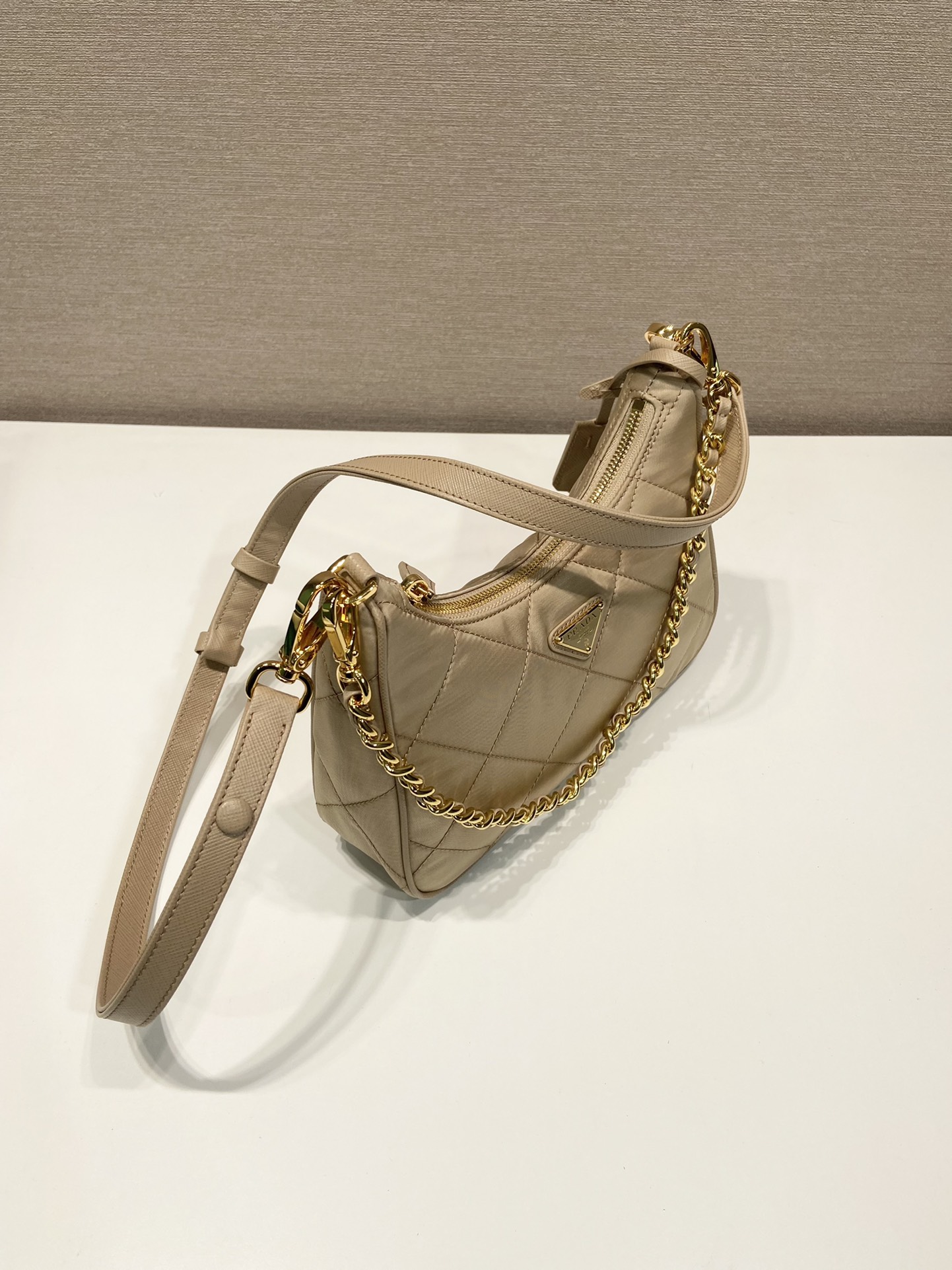 Pra*a re-edition 1995 chaîne re-nylon mini-bag