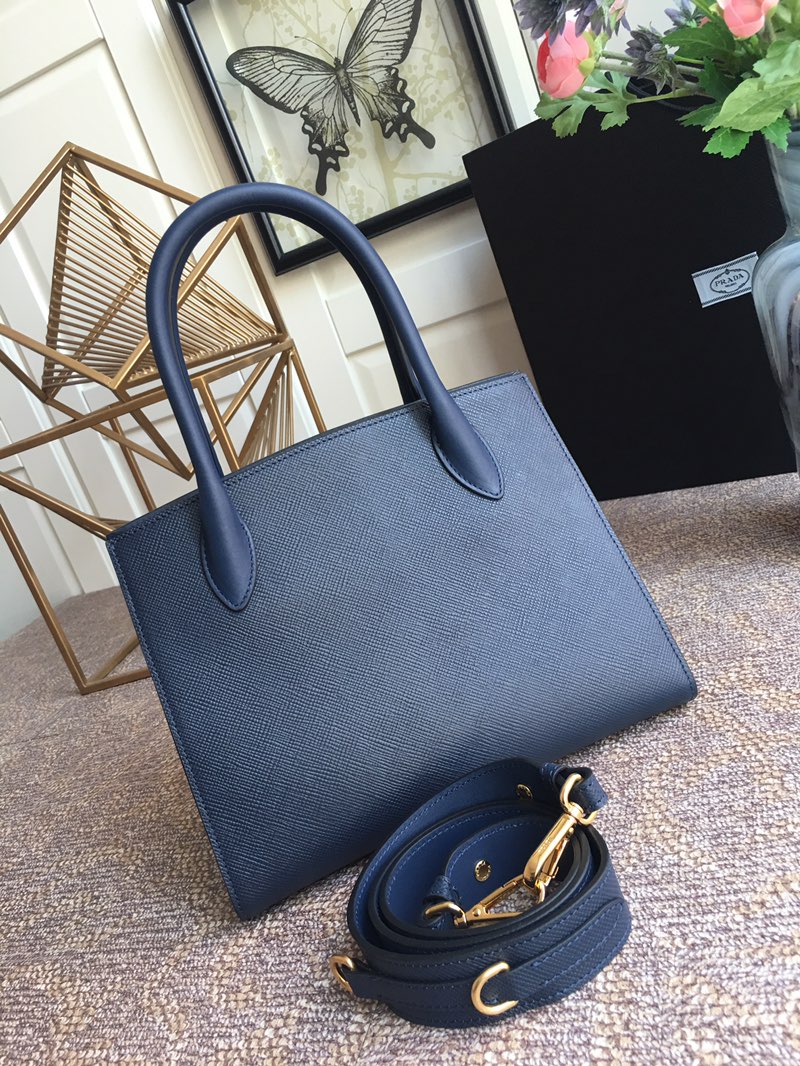 pra*a monoCh*0me small saffiano bag