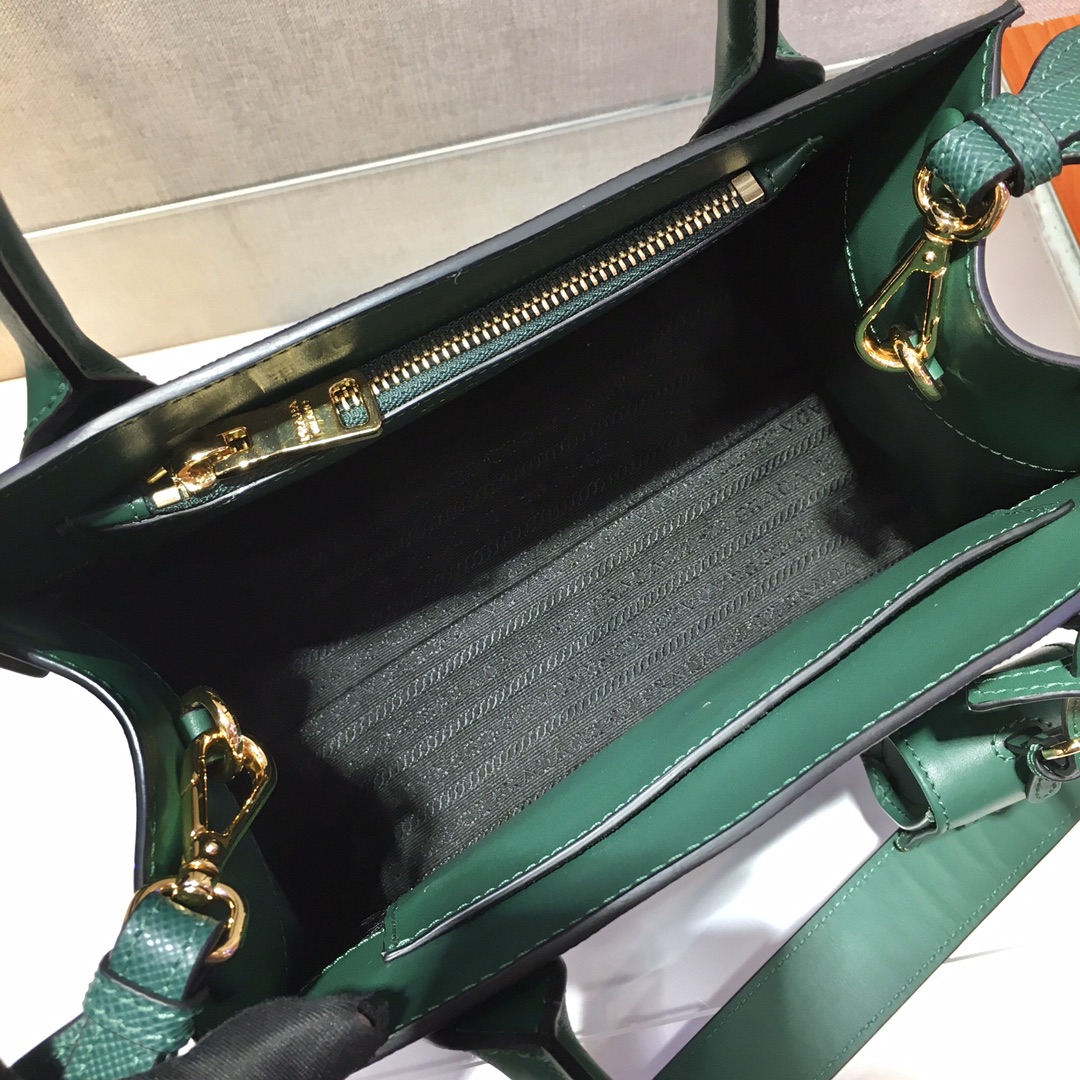 pra*a monoCh*0me small saffiano bag