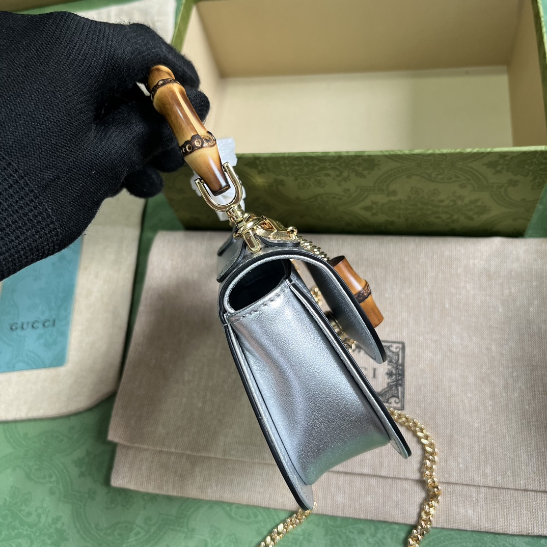 g*u*i bamboo 1947 S*per mini bag