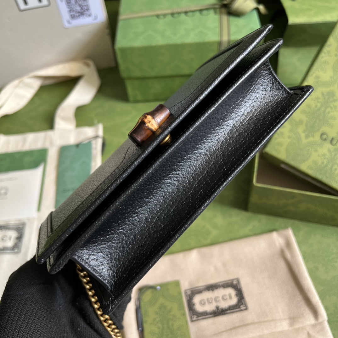 G*u*i diana mini bag with bamboo