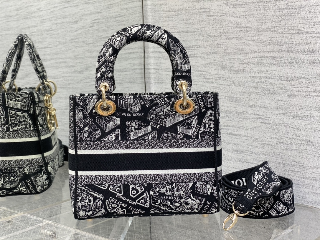D*or medium lady d-lite bag