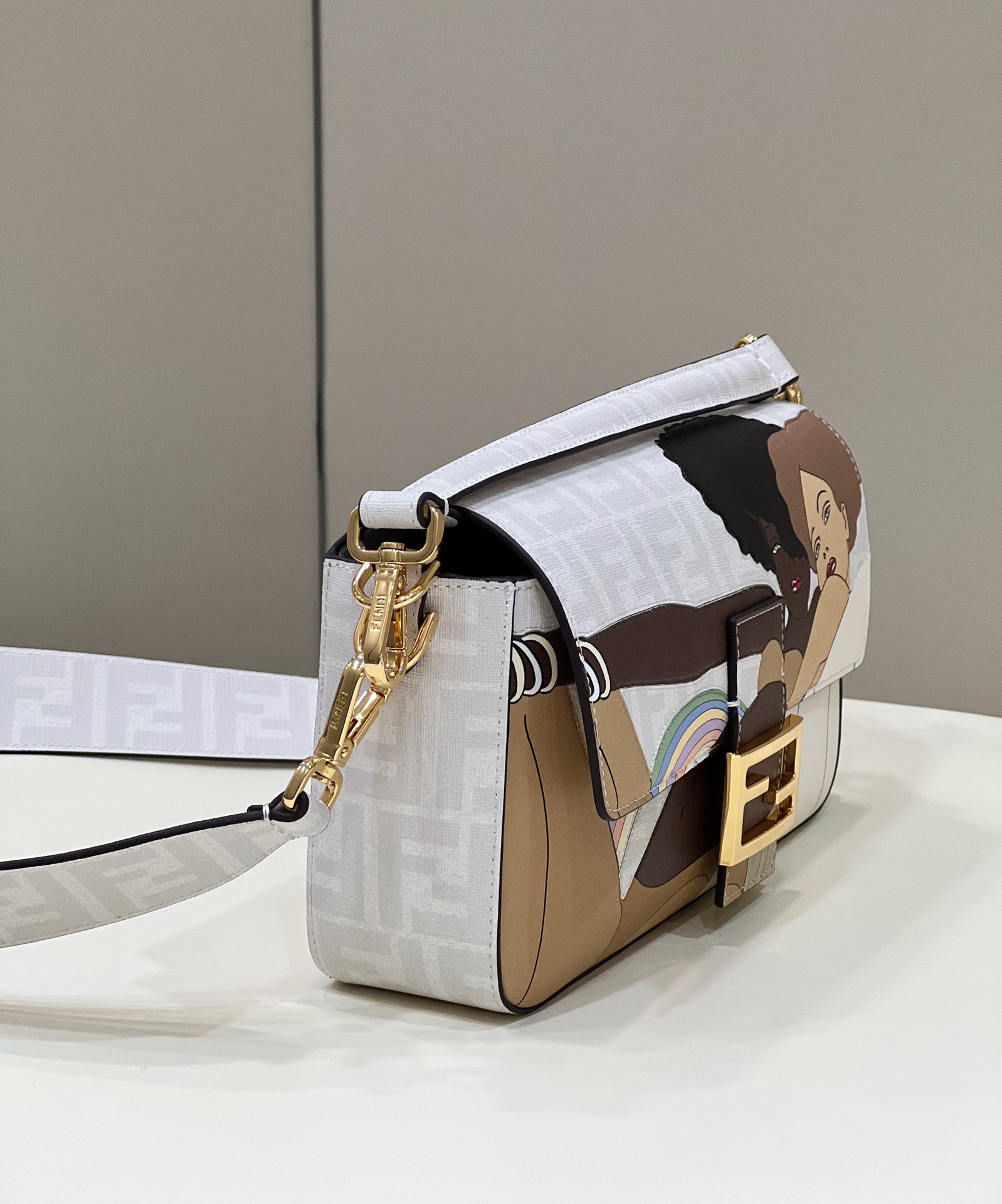 F**di baguette medium handbag