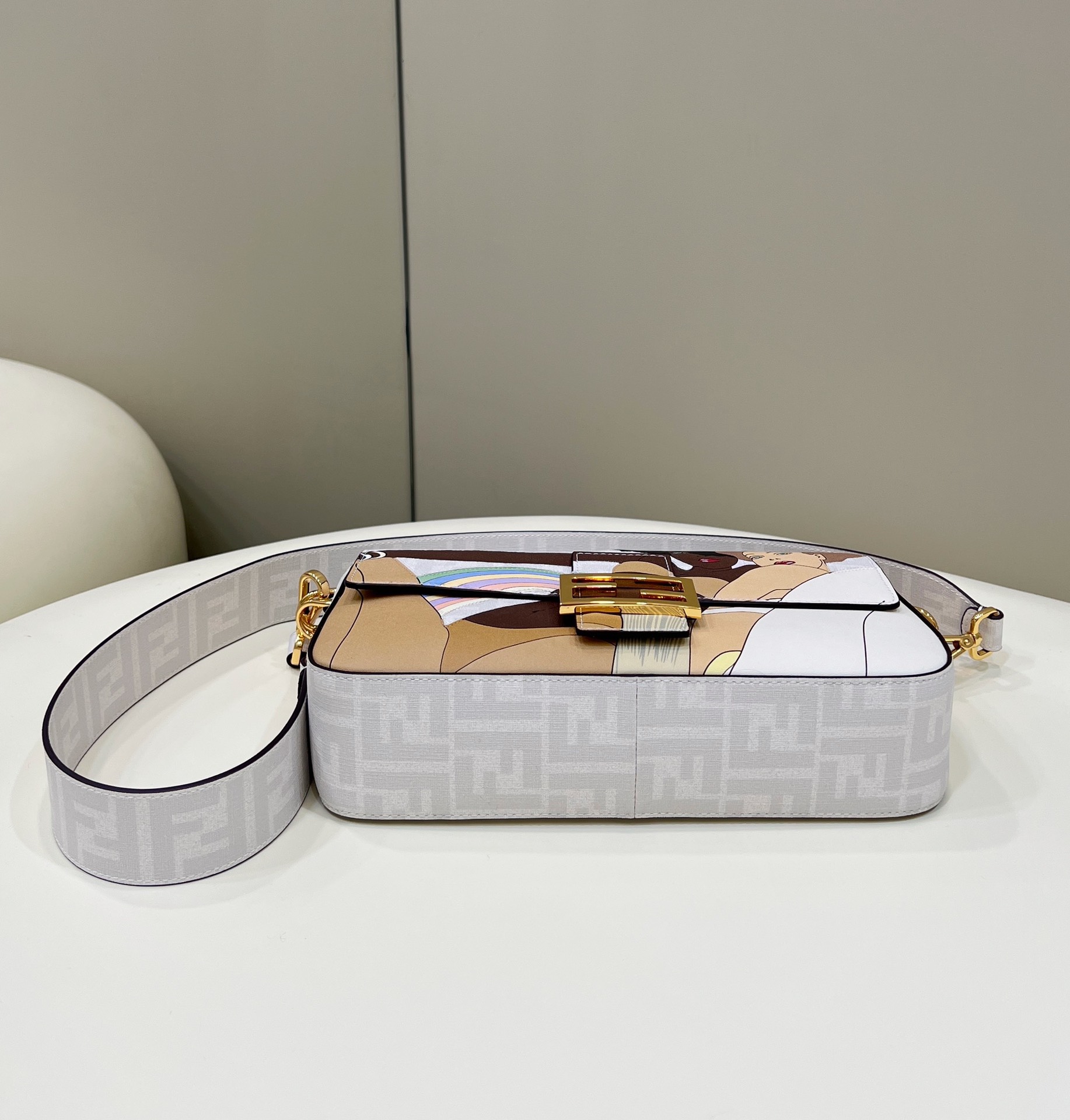 F**di baguette medium handbag