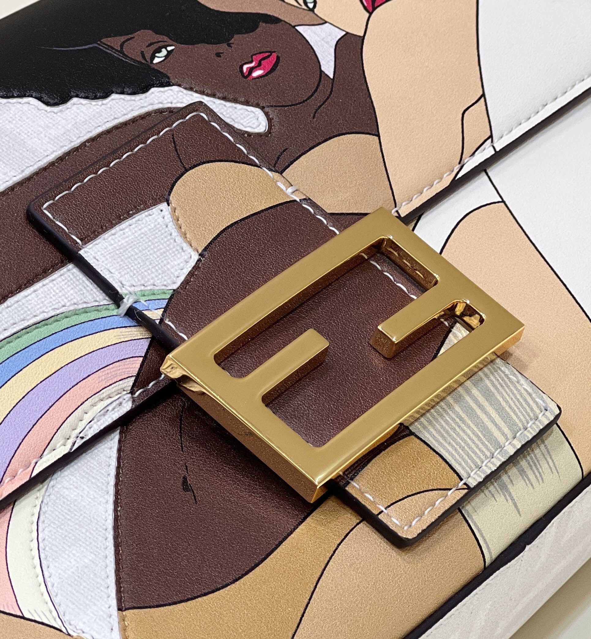 F**di baguette medium handbag