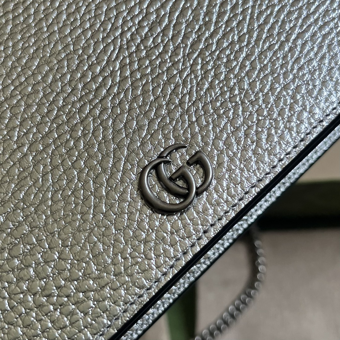 G*u*i gg marmont leather mini chain bag